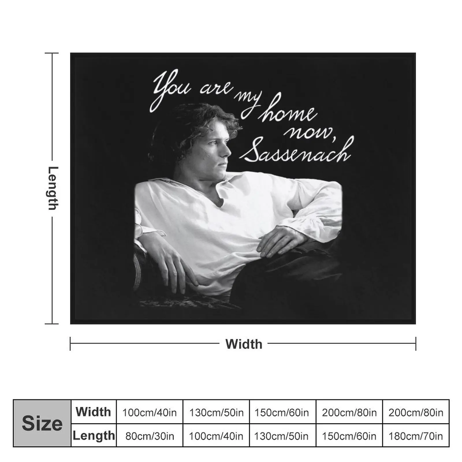 You Are My Home Now Sassenach Throw Blanket Comforter Fashion Sofas Decorative Throw For Baby Blankets