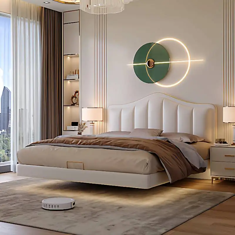 

Gray Cheap Double Bed Decoration Designs Soft Cloud King Size Double Bed Lit Luxe Wooden Adults Letto Matrimoniale Furniture