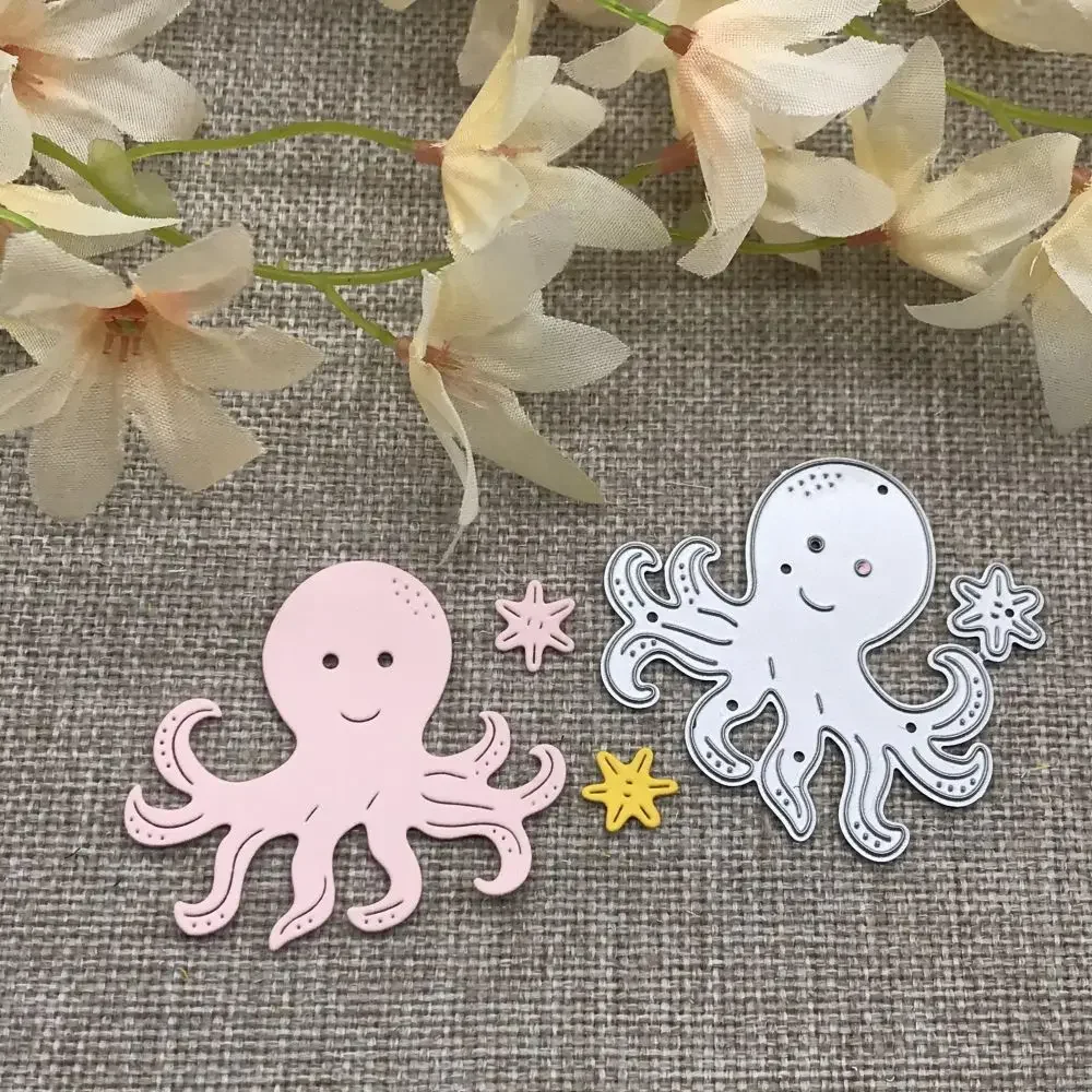 Octopus decoration Metal Cutting Dies Stencils For DIY Scrapbooking Decorative Embossing Handcraft Die Cutting Template Mold