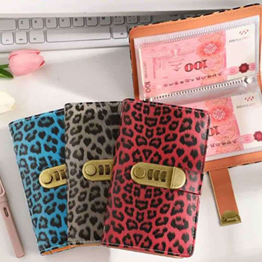 Конверты из искусственной кожи 100, экономия денег Challeng, экономия денег, леопардовый принт, экономия задач, листы большой емкости, водонепроницаемые