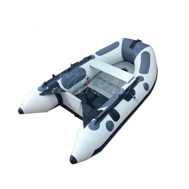 2.3m Small Tender Foldable Aluminum Floor Inflatable Rowing Boat