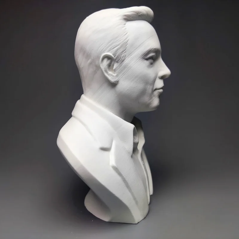 Elon Musk Model Plaster Figure Sculpture Art Decoration Ornaments Interior Art Living Room Figurines Desktop Decor Statue Modern