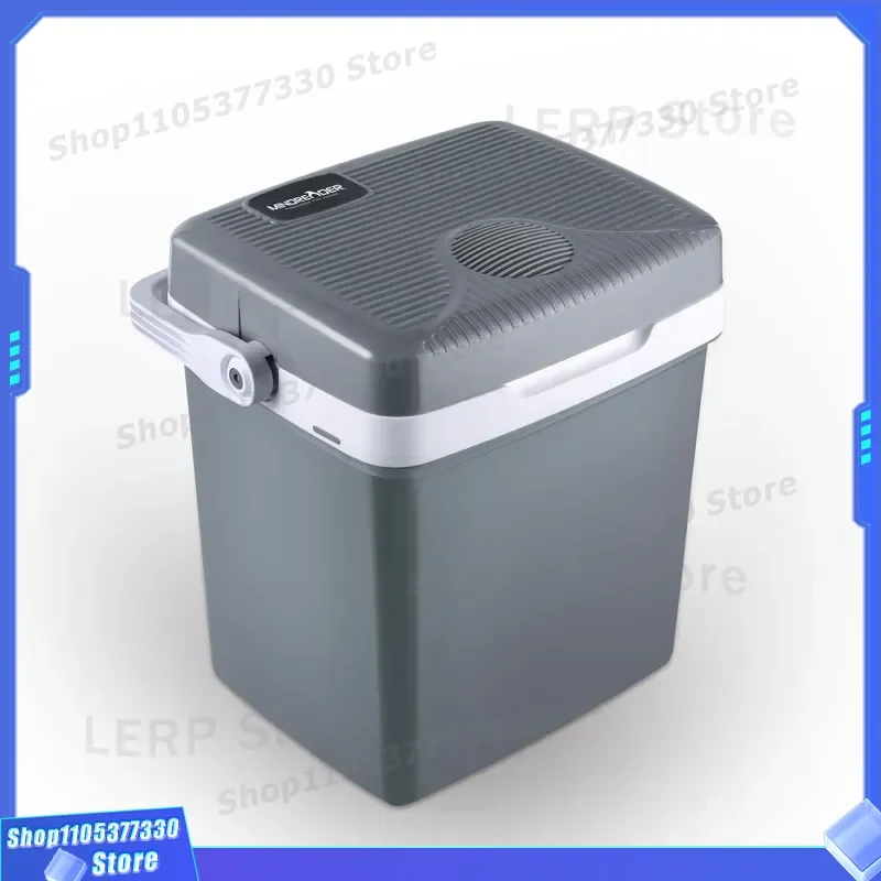 25L Electric Cooler & Warmer Box, 12V/24V DC or DC+AC Dual-Use, Portable Refrigerator for Car, Home & Outdoor Camping