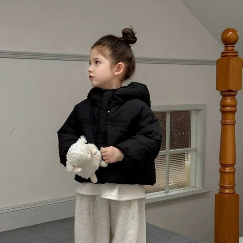 معطف شتوي دافئ سميك للغاية بتصميم كوري جديد للفتيات لعام 2025 #4