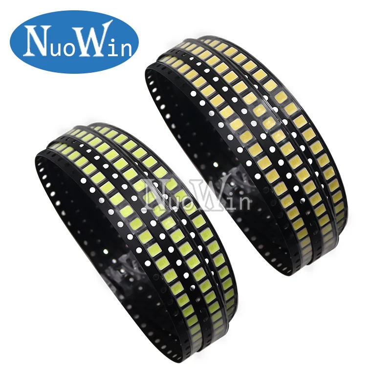 100 pz/lotto 0.2W 2835 SMD LED lampada Bead 20-25lm diodo Chip bianco/bianco caldo per tutti i tipi di luce a LED