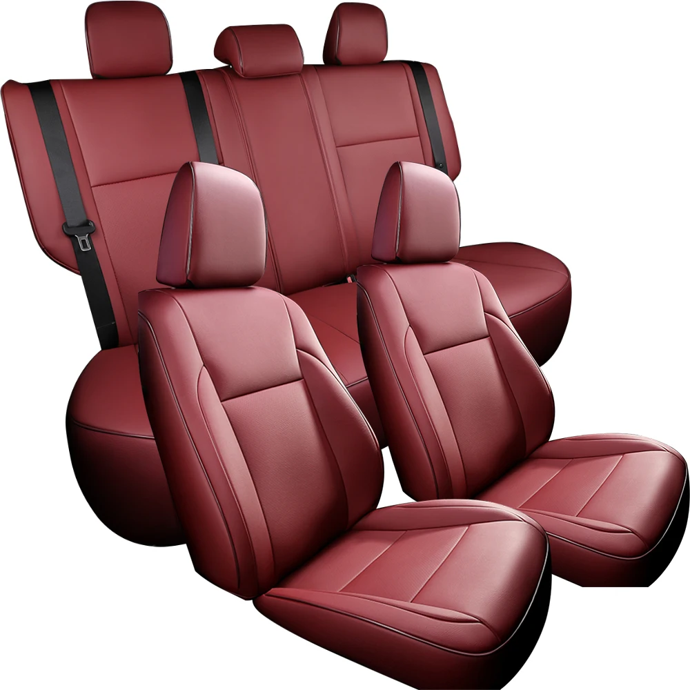Custom Fit Full Set 5 Seats Car Seat Covers Perforated for Toyota Corolla LE/L XLE S/SE/XSE 2014-2019