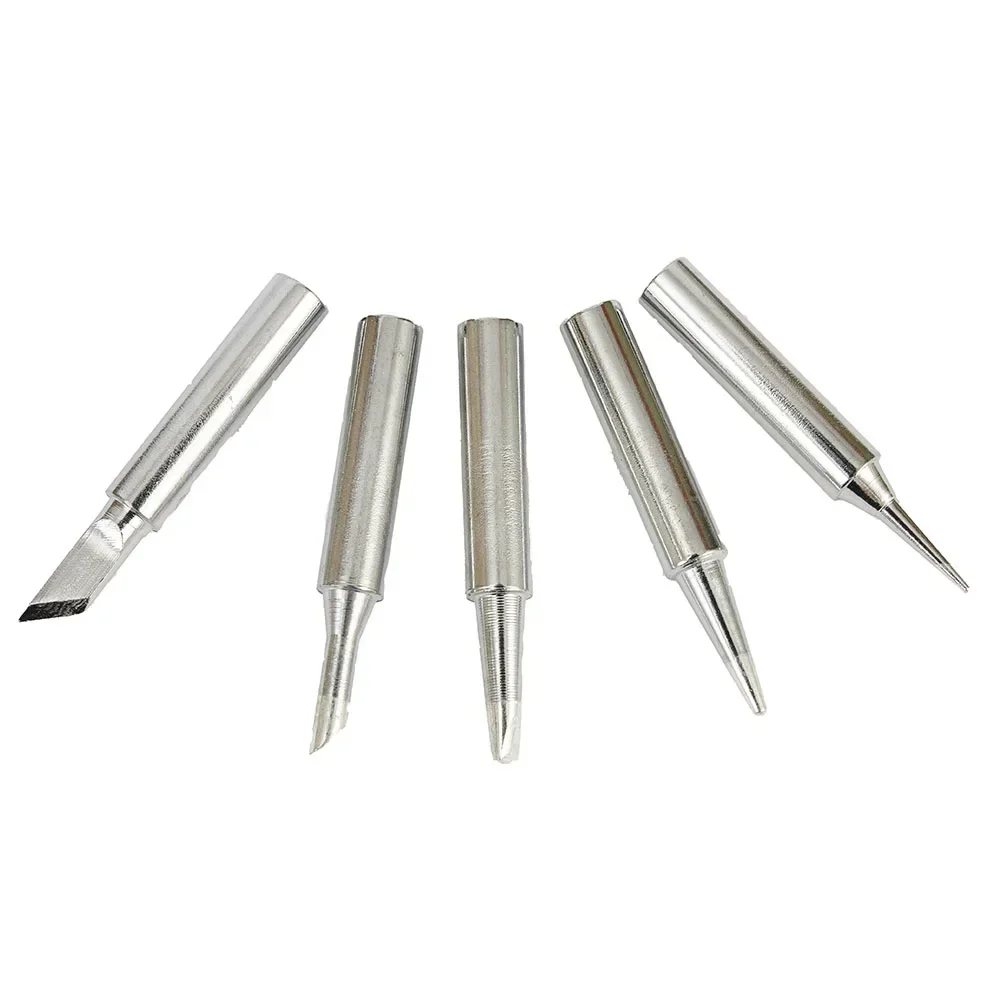 Soldering Iron Tips Complete 6pcs 900M T Soldering Iron Tips &Handle Set Perfect For Various Soldering Applications!