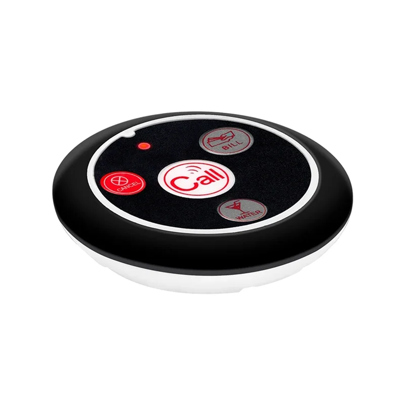 

Hot Selling-5Pcs Call Button Restaurant Pager Wireless Waiter Transmitter 433Mhz For Hookah Bar Cafe Customer Service,5Pcs Call