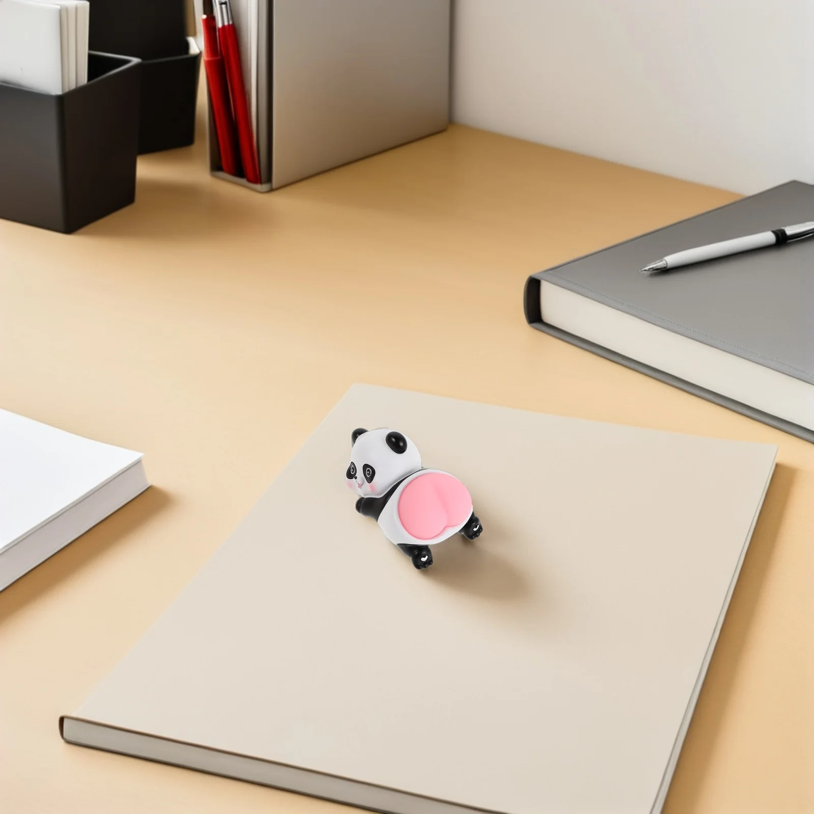 

4Pcs Creative Desktop Ornament Kawaii Resin Figures Fun Squishy Texture for Workstation Car Interior Dashboard Decoration Mood