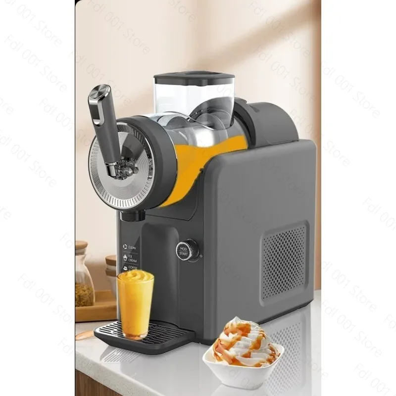 Home Ice Cream Maker Automatic Small Frozen Dessert Machine Slushie Ice Crusher Snow Ice Maker for Kitchen