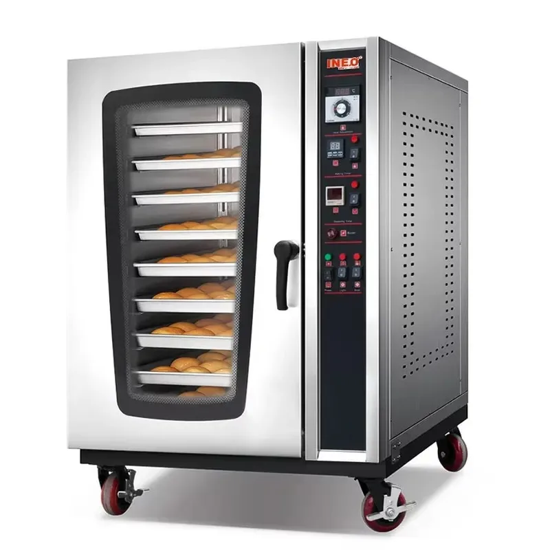 Commercial 10 Tray Gas Convection Oven 201 or 304 Stainless Steel Bakery Equipment