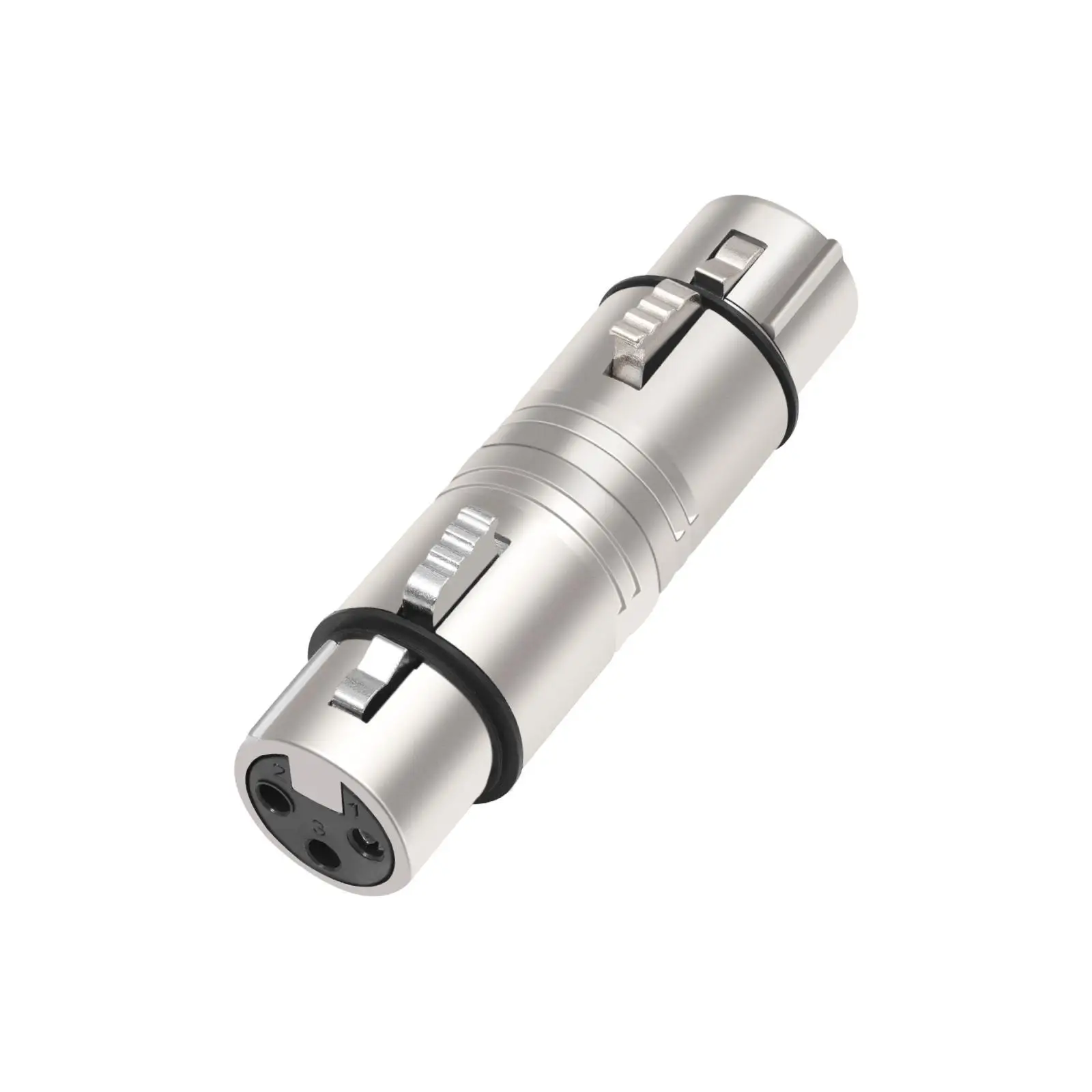 XLR Adapter Extension Coupler 3 Pin for DJ Party Game Stream Live Broadcasts