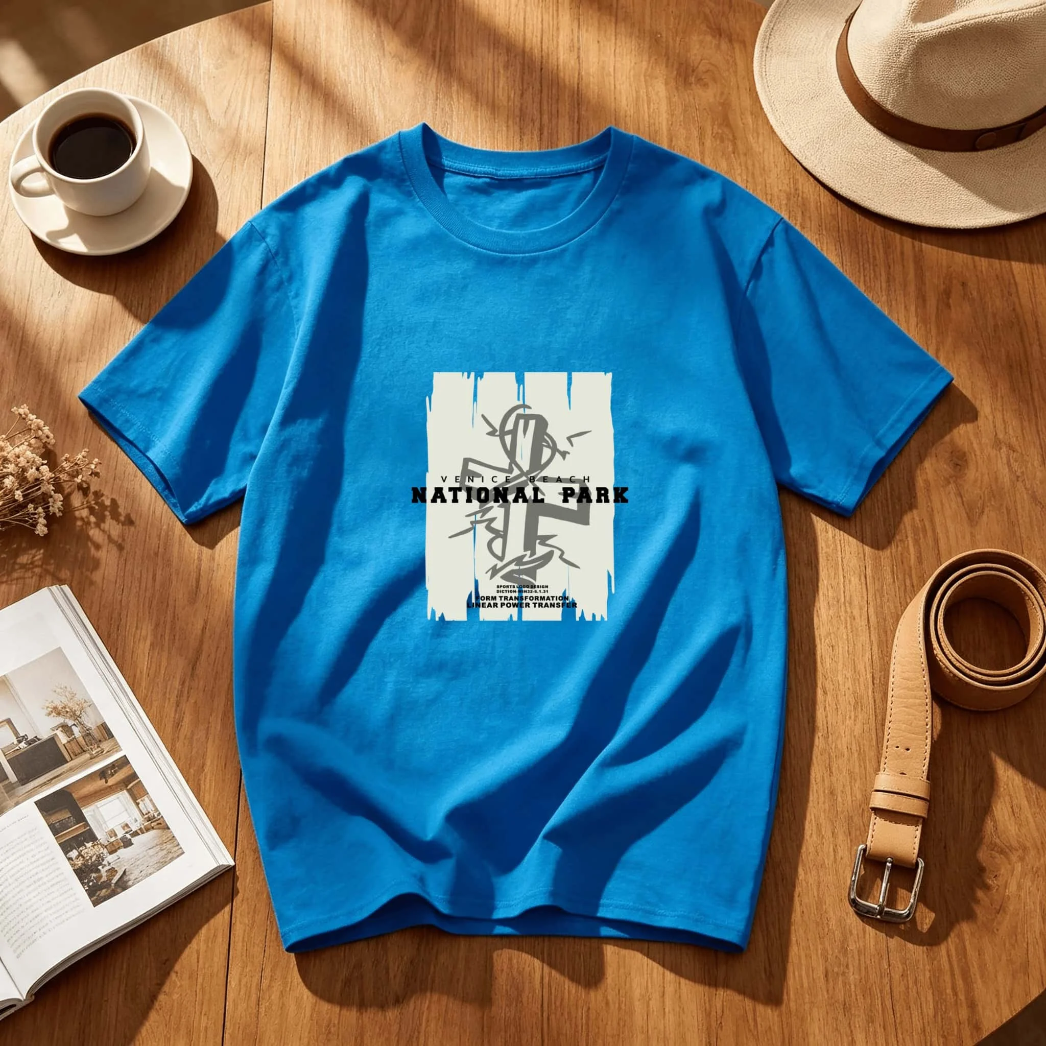 Grunge Venice Beach Park Poster . Teen Youth Student Street Style Shirt