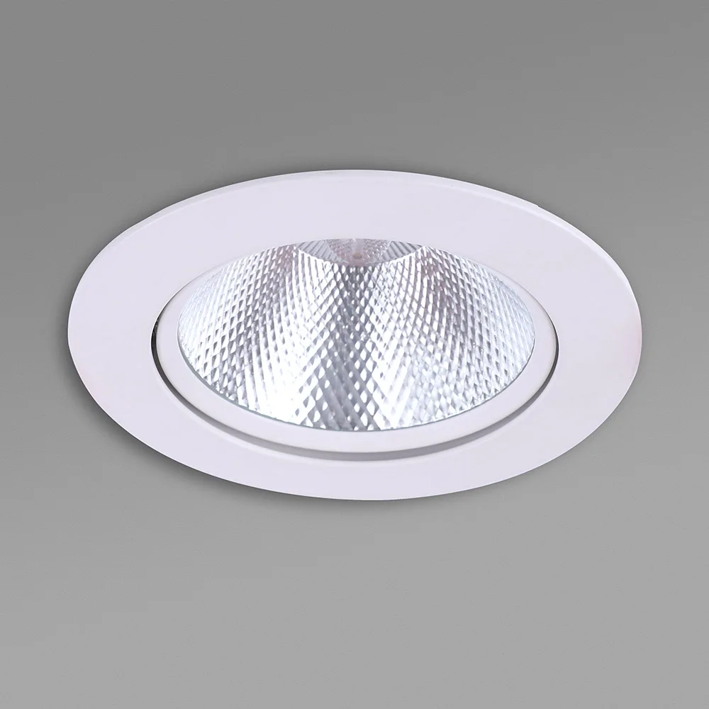 Hotel Supermarket Embedded Spotlight Adjustable Angle Cut 75mm 5w Die Cast Aluminum Cob Light Emitting Diode Downlight