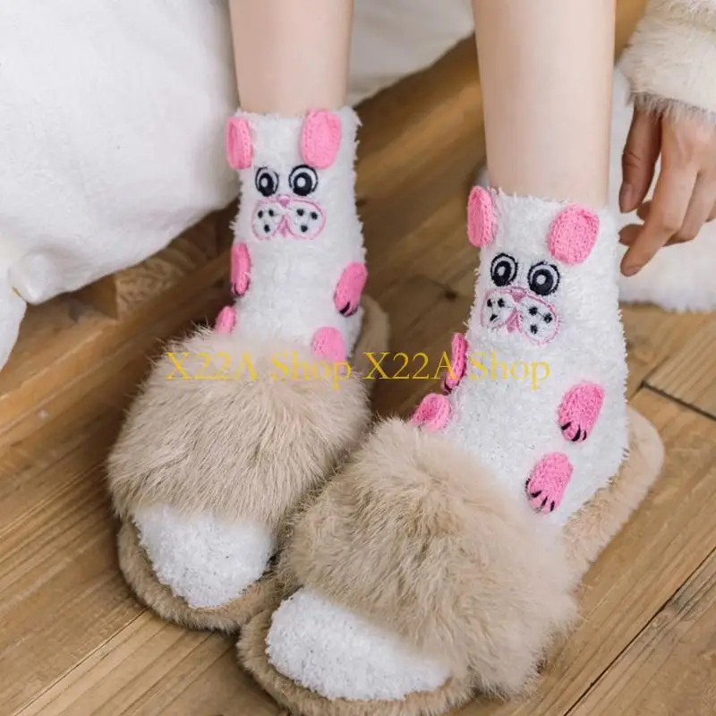 Donne uniche Coral Fuzzy Calzini Scilla