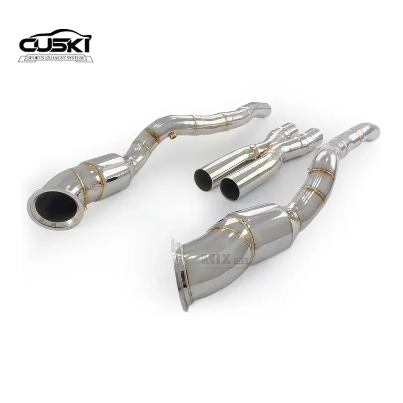 Stainless Steel Automotive Exhaust Parts For Ferrari F12 6.2L v12 Engine Power Tube Performance System Exhaust Modification Acce