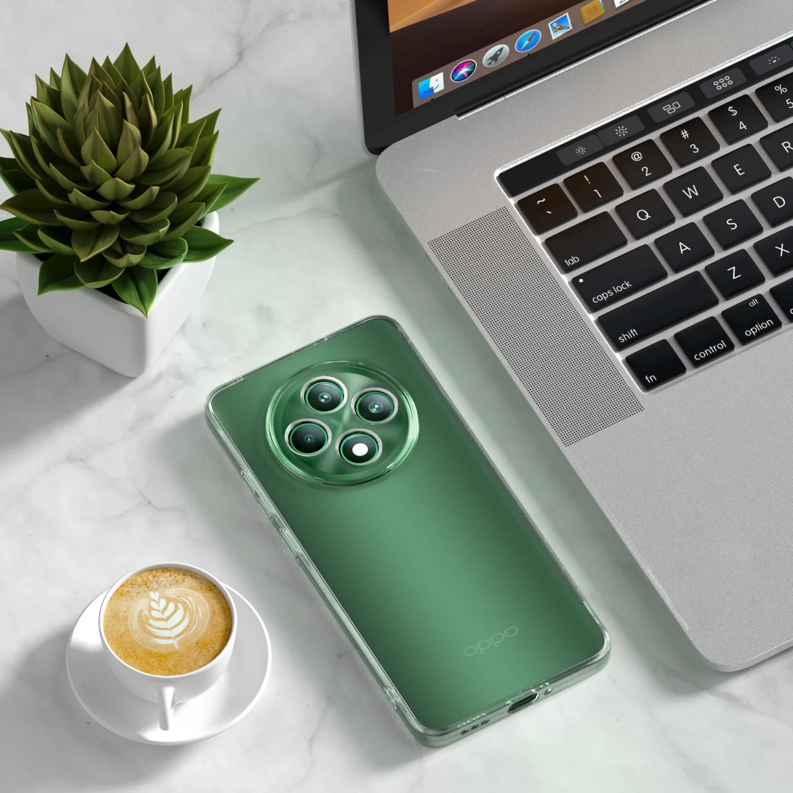 Soft Silicone Clear Phone Case For OPPO Reno 12 FS Shockproof Bumper Anti-Fingerprint Cover For OPPO Reno 12 F Phone Accessories
