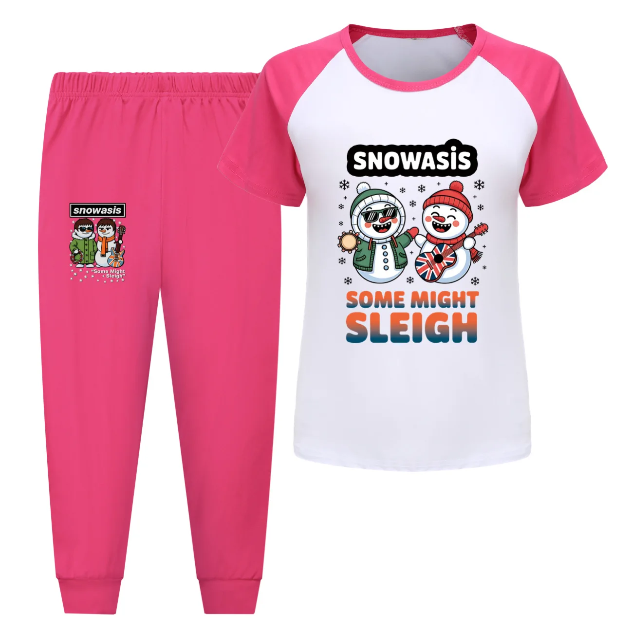 مضحك الثلج بعض قد مزلقة بيجامات للأطفال مجموعة طويلة الأكمام 2 قطعة ملابس خاصة المنزل السراويل للجنسين بنين بنات في سن المراهقة الصيف جمع