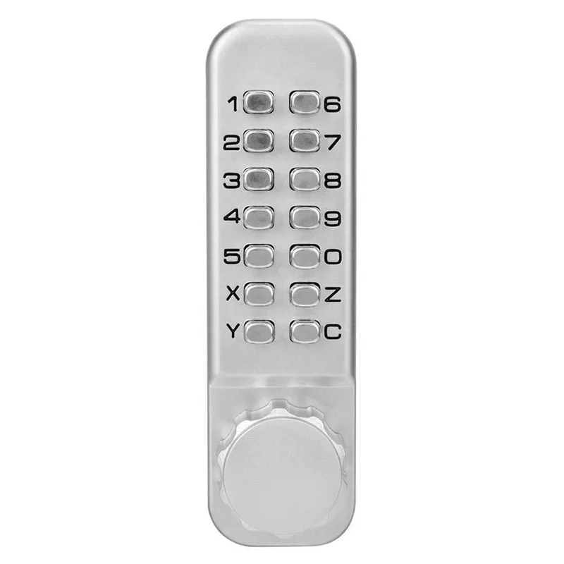 Imagem -06 - Double Sided Digital Senha Mecânica Bloqueio Metal e Madeira Door Lock Indoor e Outdoor sem Fonte de Alimentação Uso Doméstico