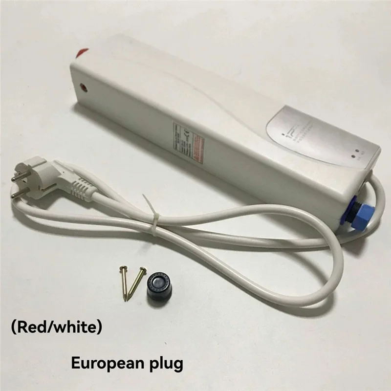 

Y51A-Электрический водонагреватель, водонагреватель для кухни, 220 В, для ванной комнаты, для душа в помещении, красная вилка европейского стандарта