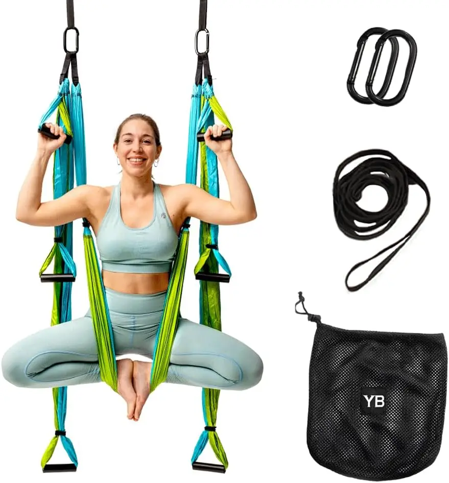 Set for Home & Outdoor | Easy Setup for Strength, Balance & Back Pain Relief | Adjustable Straps & 600lb Capacity, Includes Carr