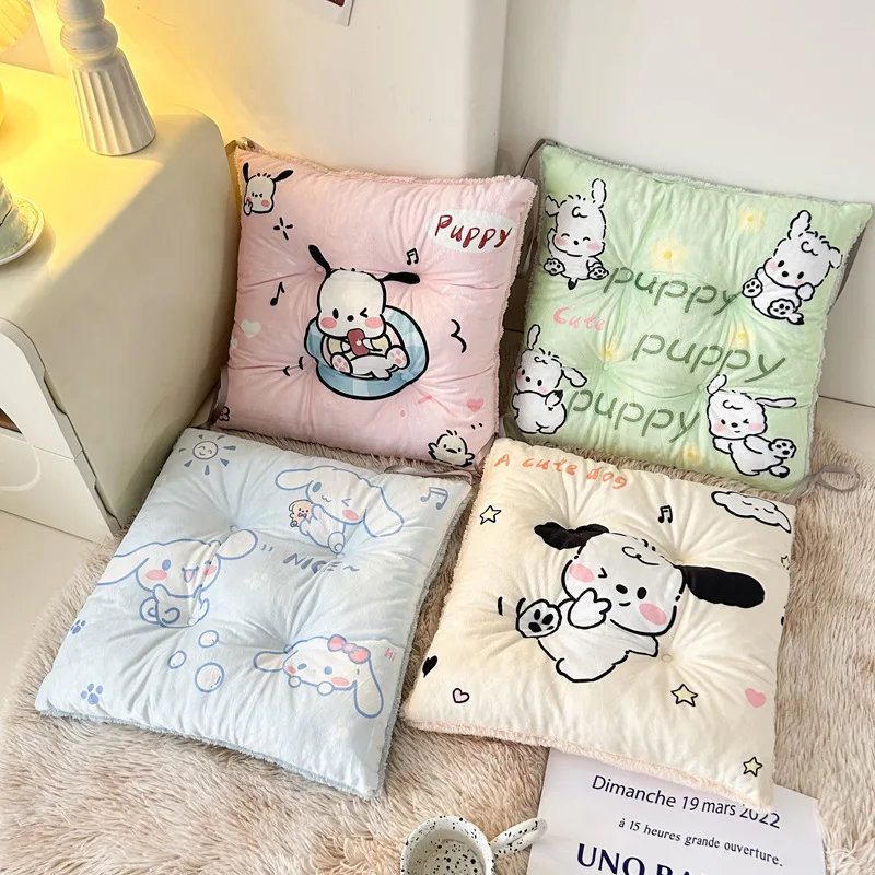 Cute Sanrio Cinnamoroll Cartoon Cute Cushion Office Chair Hip Cushion Dormitory Chair Pillow Summer Classroom Cushion Kids Gift