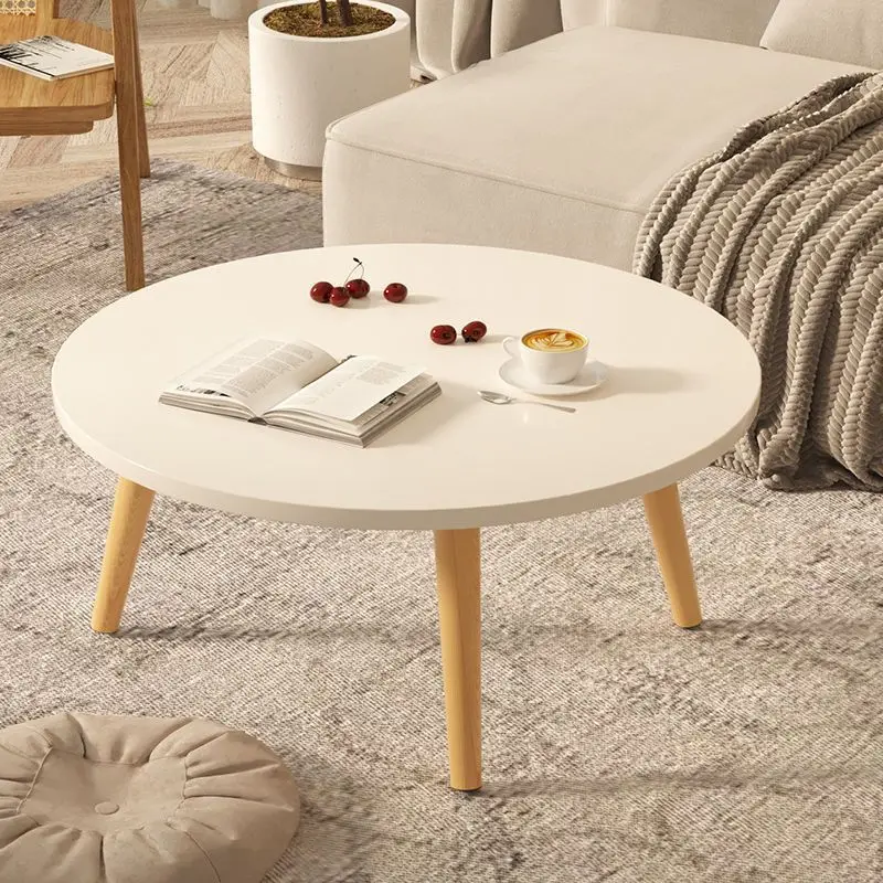 

Small round table simple ins bedroom mini solid wood sofa side cabinet