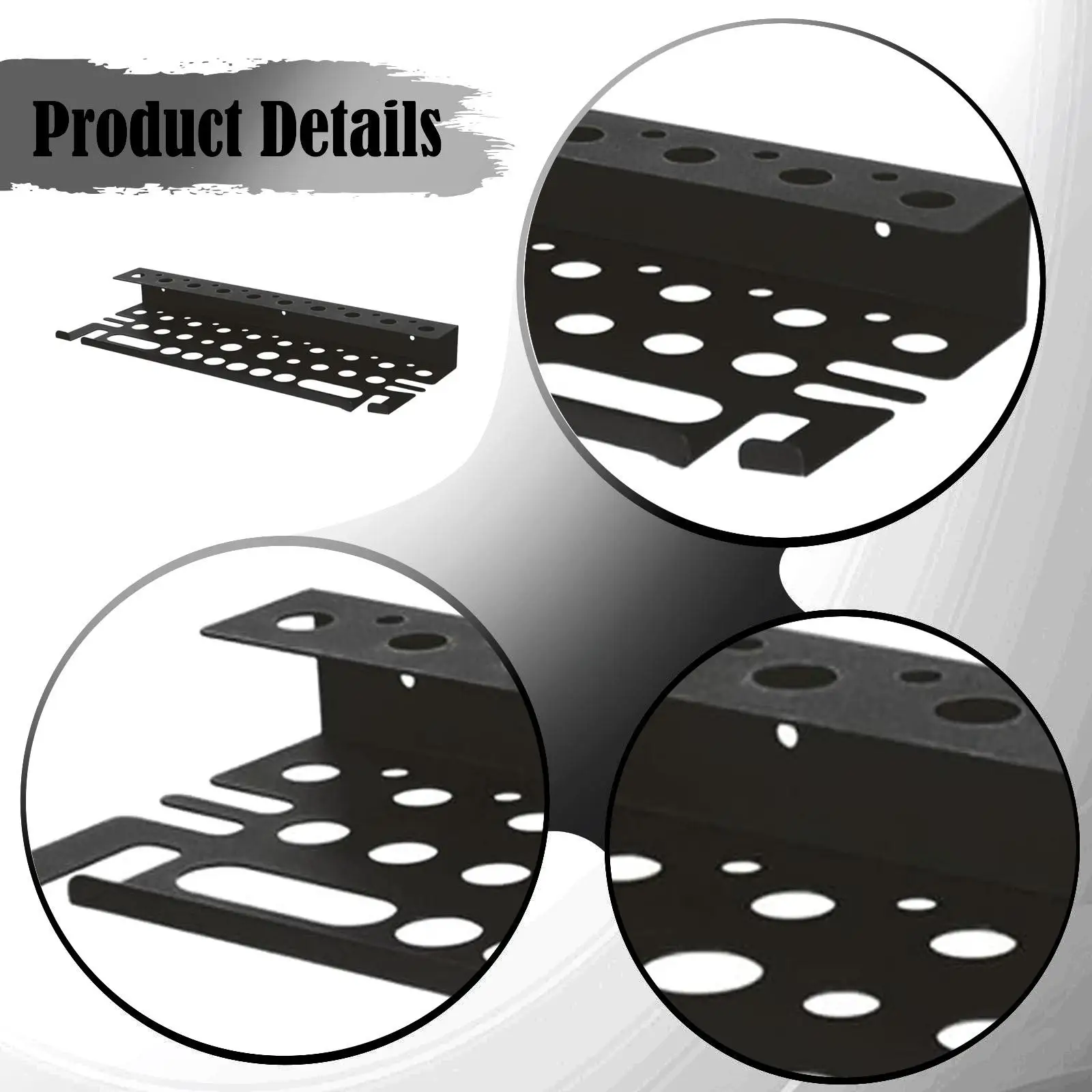 Screwdriver Holder Wall Mount Organizer Floating Shelf,Storage Rack for Workshops Garden