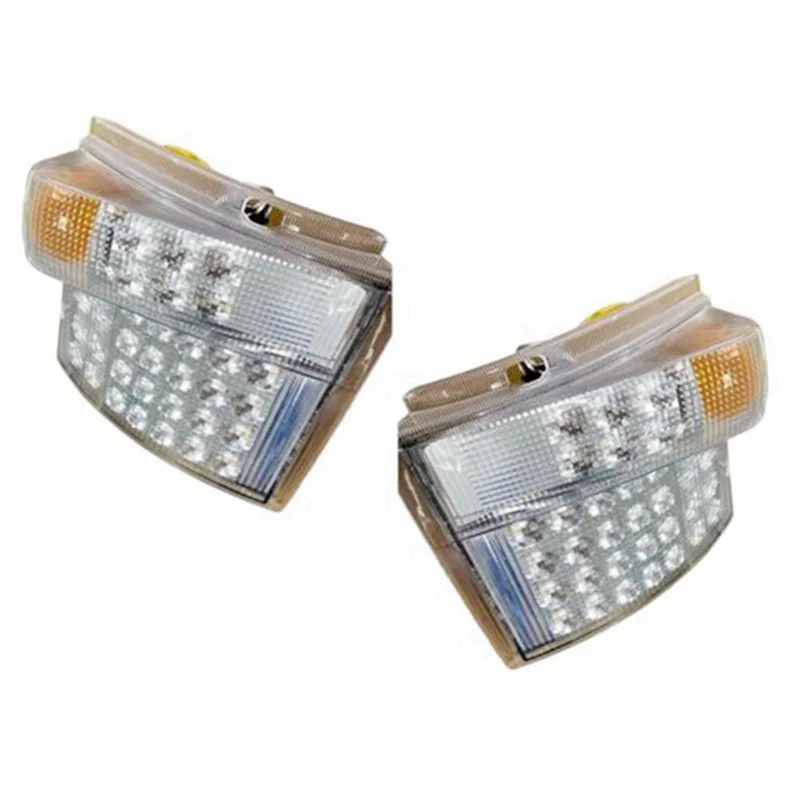 

2 PCS Car Truck LED Turn Signal Corner Light Transparent For Scania P420 G440 P410 P310 P380-A28K