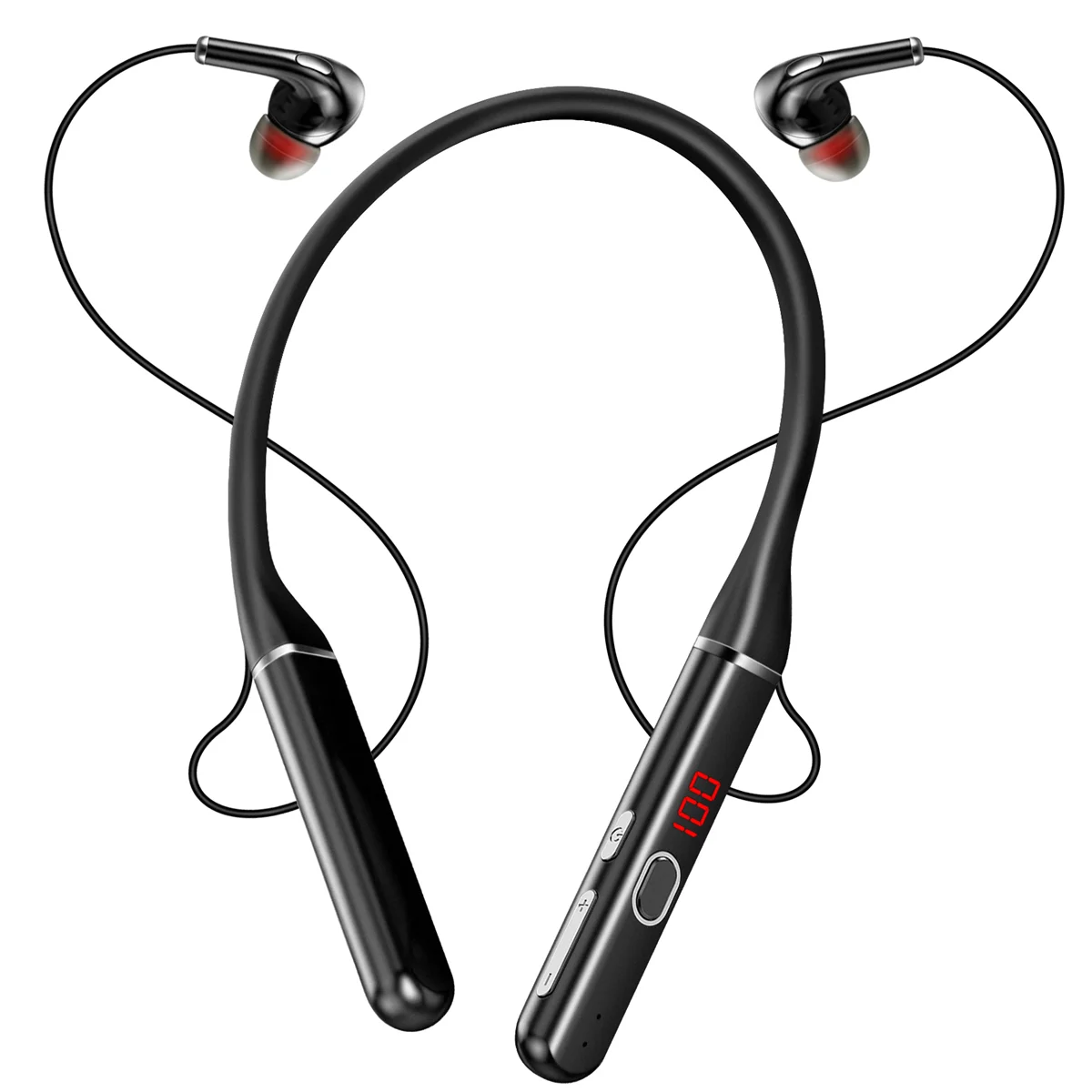 S650 100 Hours Bluetooth Earphones Stereo Wireless Bluetooth Headphones Neckband Noise Cancelling Sports Running Headset