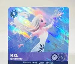 Lorcana Proxy English Foil High Quality elsa mickey mouse belle aurora aladdin genie stitch tinker bell TCG Game Cards