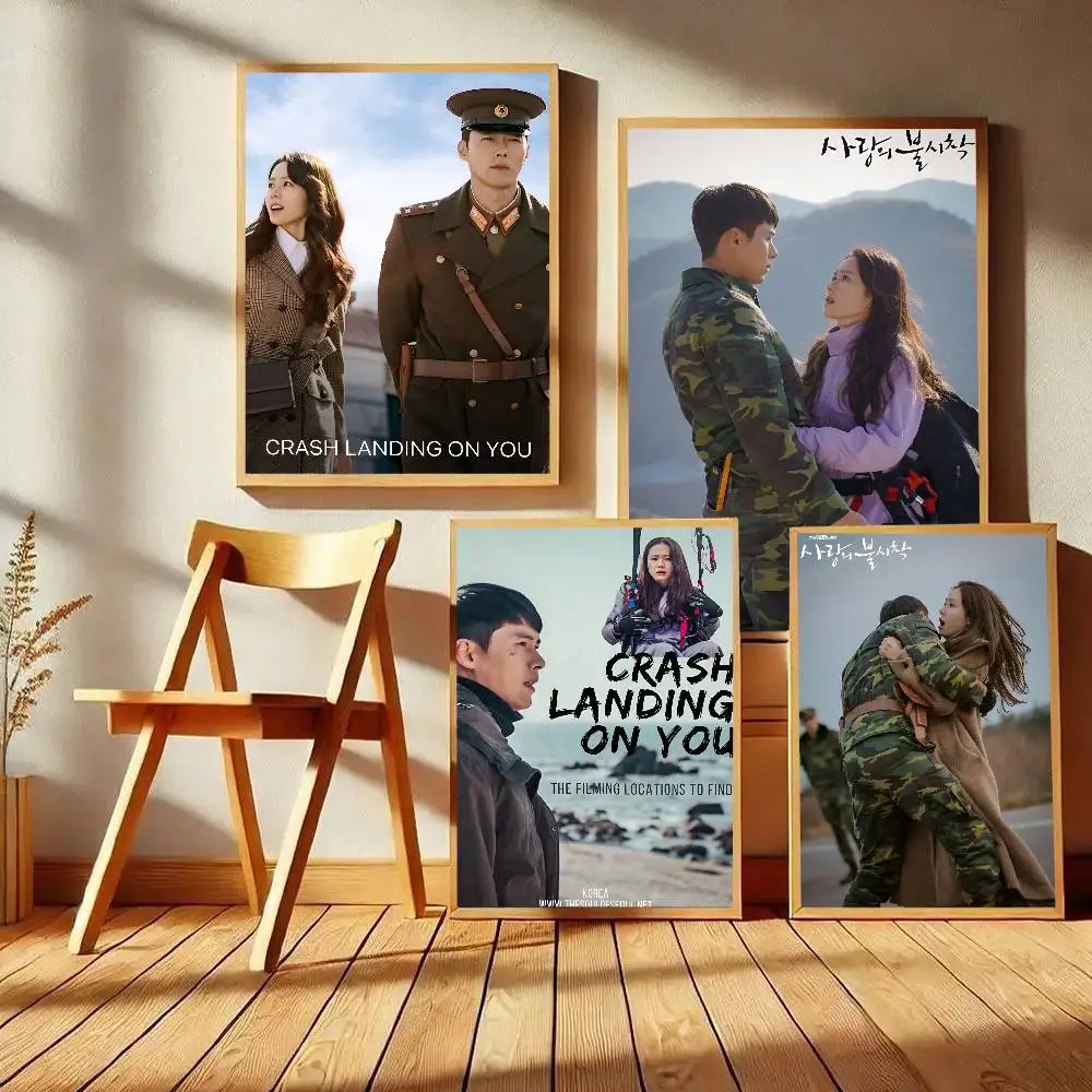 Movie Crash Landing On You Poster Art With Prints Home Bedroom Living Room Decoration Gift