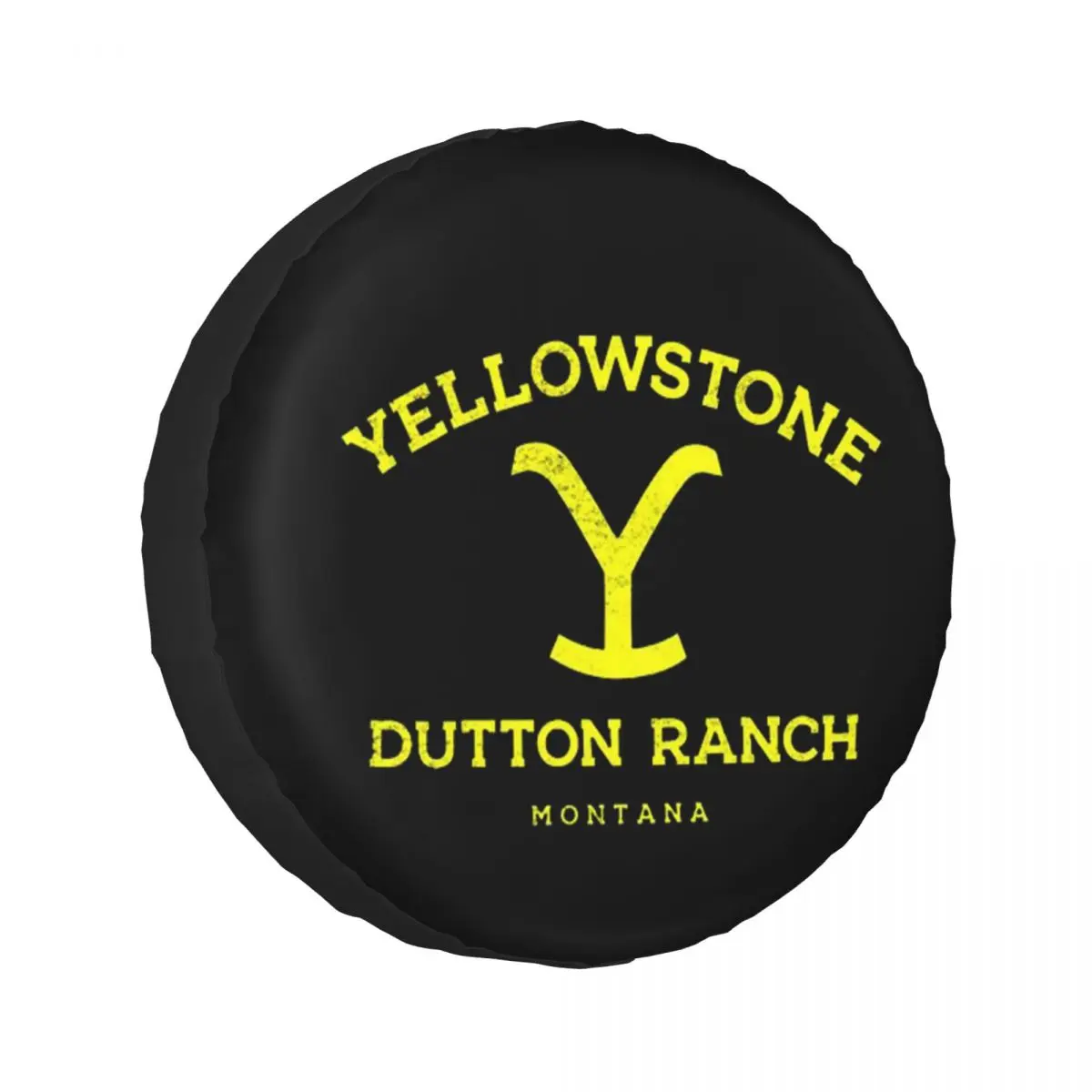 Custom Yellowstone Dutton Ranch Spare Tire Cover for Jeep SUV RV 4WD Vehicle 4x4 Wheel Protector Covers 14