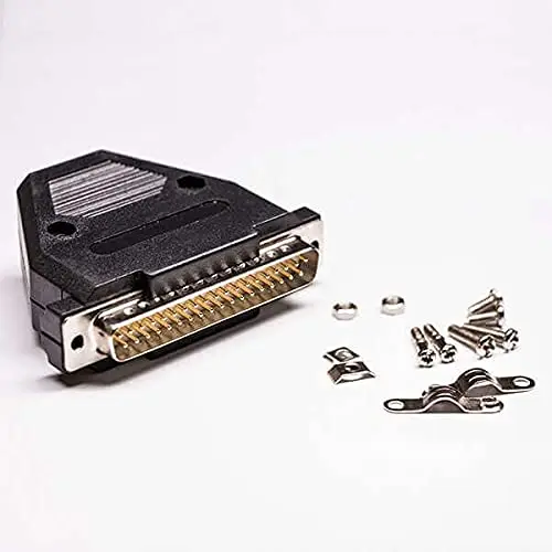 DB37 Male Pin D-Sub Connector for Computer Industrial Data Transfer Peripherals Cable