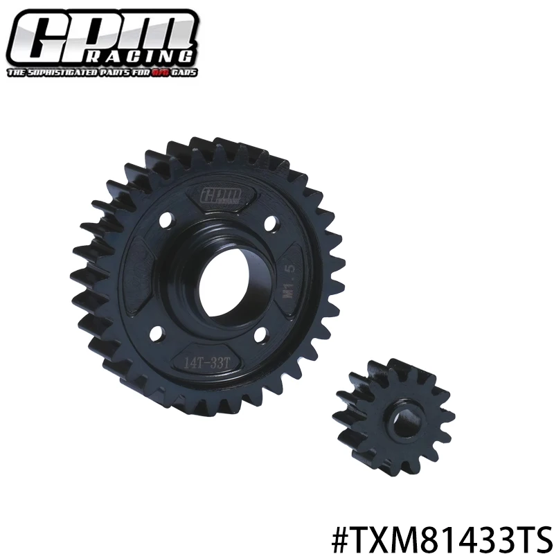 

GPM Carbon Steel Center Diff Gear 14/33T 1.5 Mod For TRAXXAS X-Maxx XRT