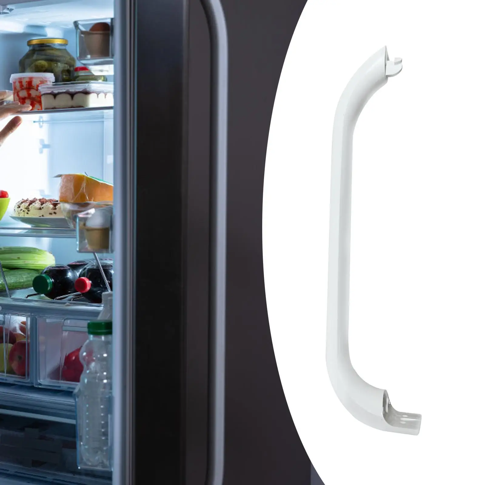 อุปกรณ์เหล็กเครื่องตกแต่งบ้านเปลี่ยนที่จับตู้เย็นสำหรับ00369542 FR3860 369547อุปกรณ์