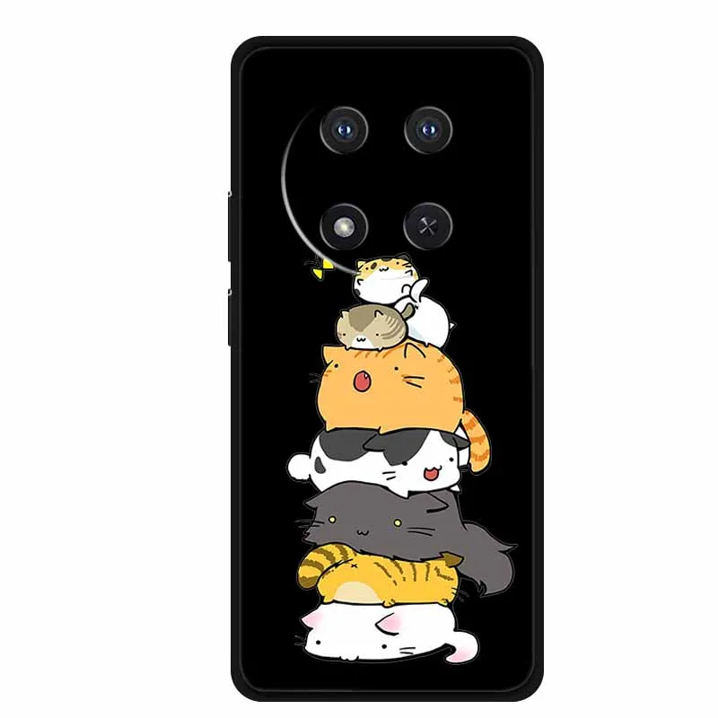 حافظة لهاتف Honor X9c HonorX9c Coque من السيليكون الأسود الناعم Funda Para لهاتف Honor X9c حافظة خلفية X 9 c X9 c X 9c 6.78 بوصة شل كاباس