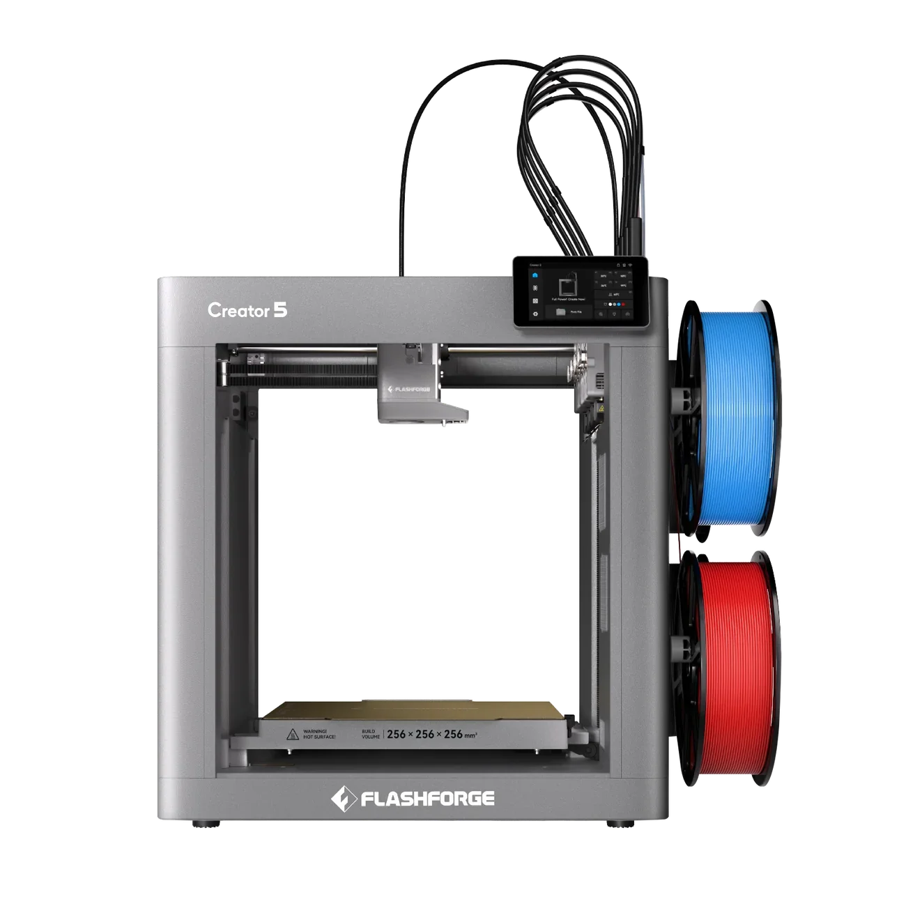 2026 New Flashforge Creator 5 Automatic 4-Nozzle 3D Printer With 256x256x256mm Build Volume PLA Support And 4-Color Printing