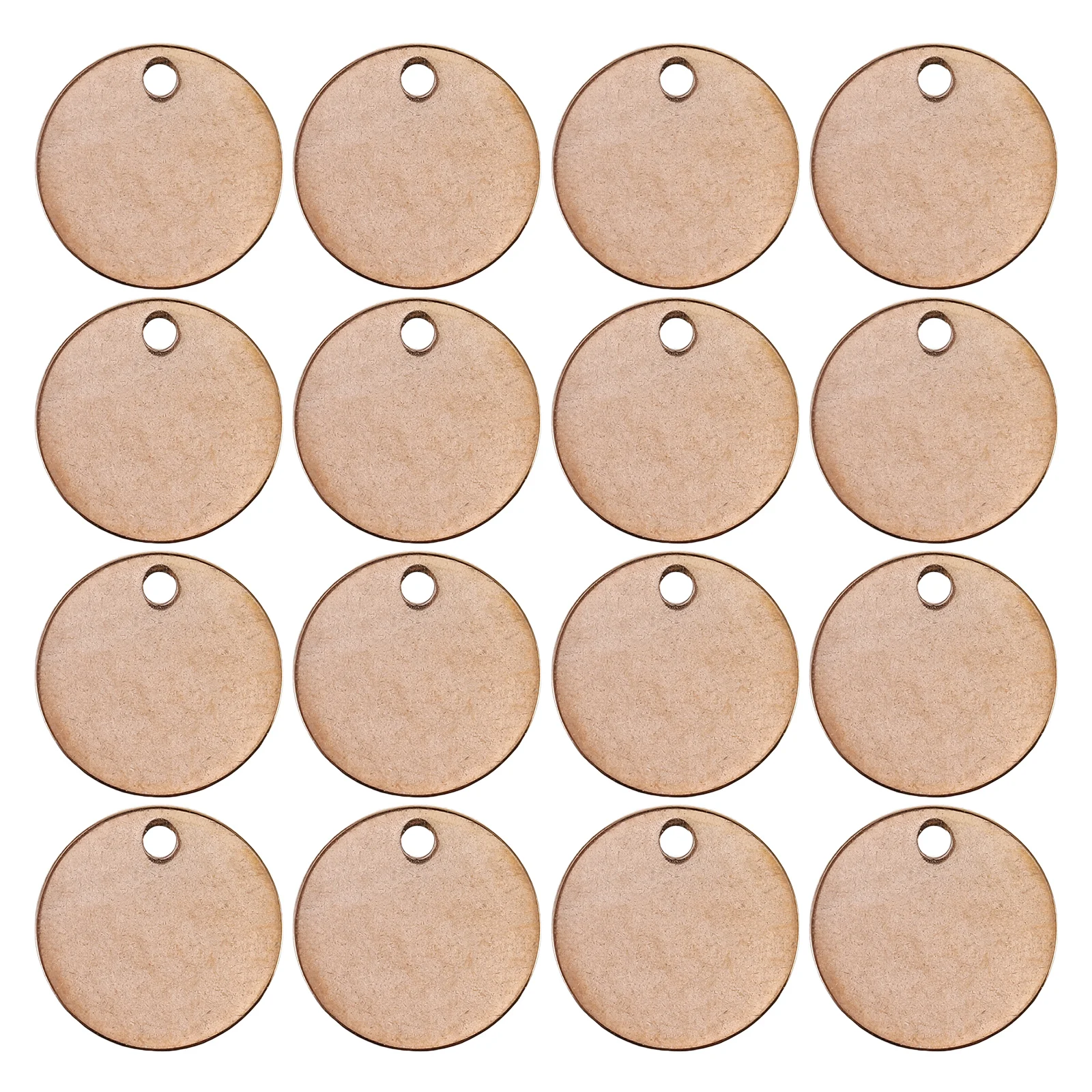 

20pcs Stainless Steel Round Blank Dog Tags Pet Id Tags Metal Keychain Blanks With Hole For Stamping Engraving Jewelry Crafts