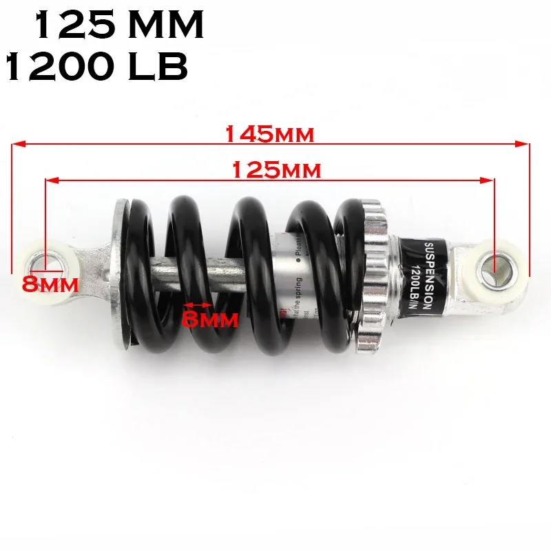 125MM 150MM 190MM 1200LBS 47cc 49CC Super Minimoto ATV Electric Scooter Mini Pocket Bike Rear Shock