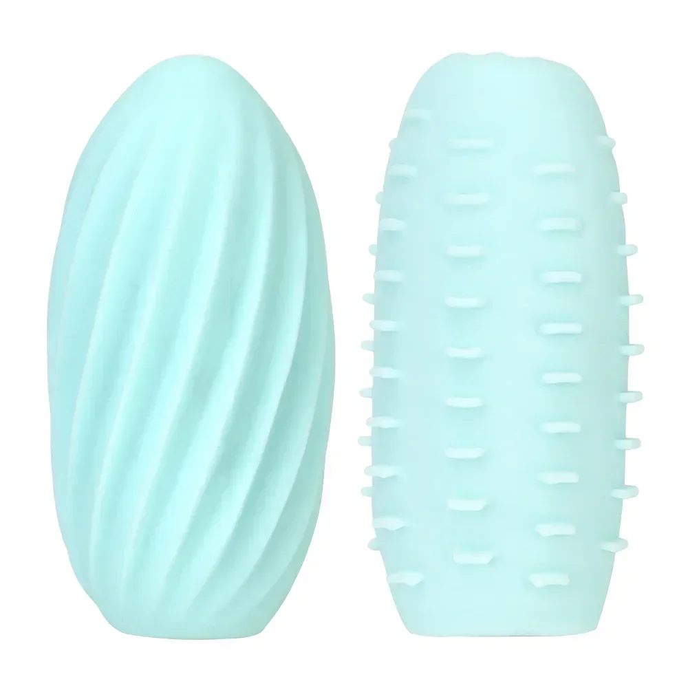 Portable Male Masturbator Cup Penis Trainer Penis Massage Stretchy Silicone Vagina Egg Vacuum Pocket Cup for Men Adult Sex Toys view 6