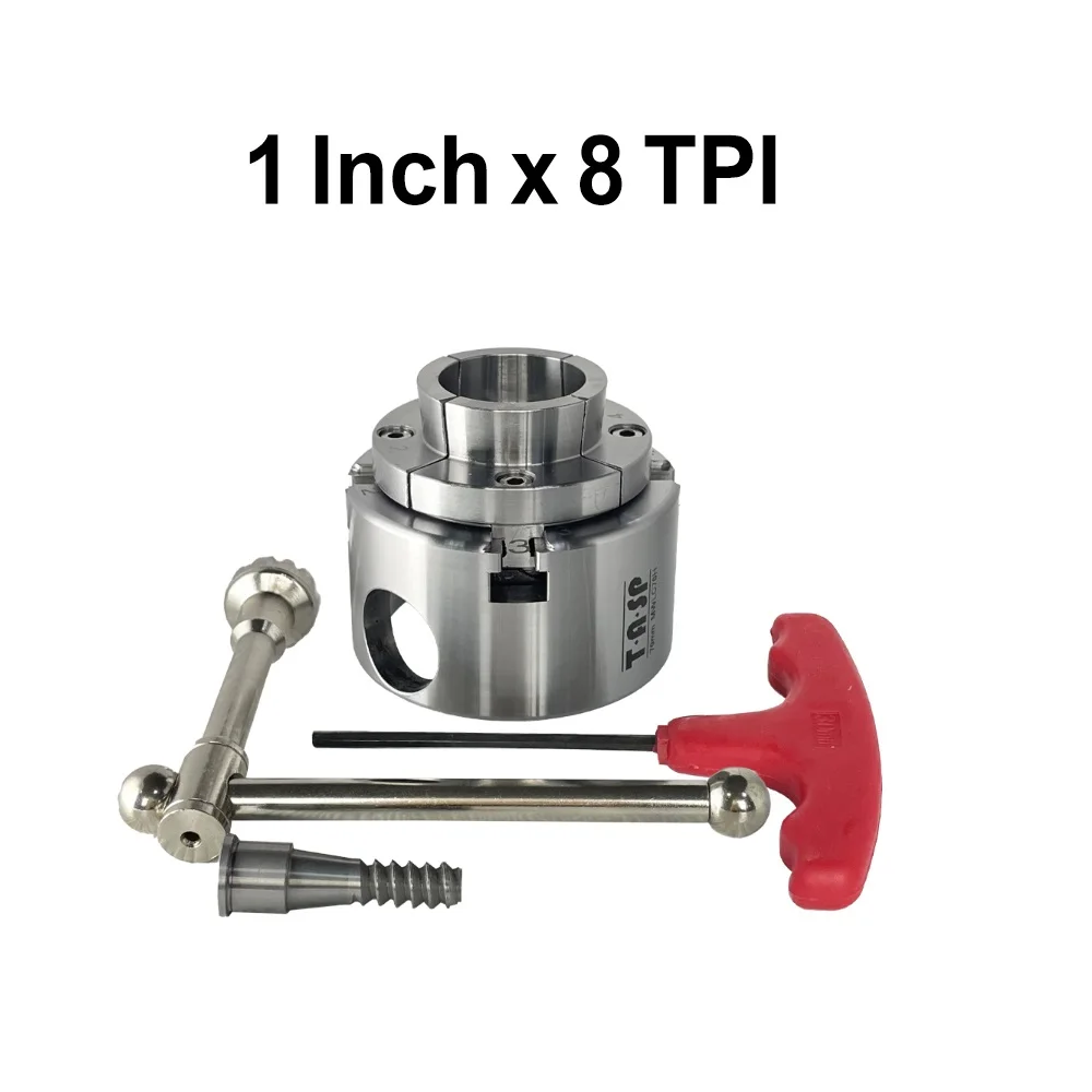 Mandrin de défilement à centrage automatique pour filetage de tour à bois 1 pouce et M18 4 mâchoires 70mm/2.75 pouces, accessoires pour outils de tournage du bois