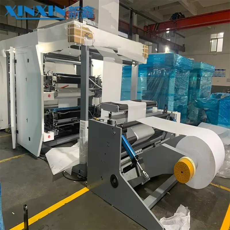 Customized 4 Colour Flexo Printing Machine Price Paper Printer Nonwoven Flexo Printing Machine Automatic Flexographic Printin