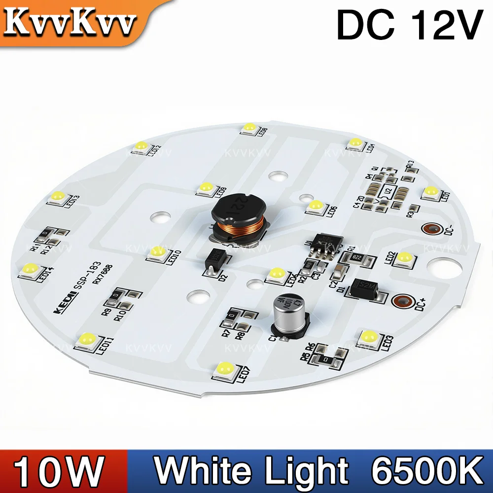 

Высокая яркость 12 В светодиодный круглый объектив PCS световая панель SMD3030 белый свет 6500 К подходит для освещения мотоциклов и автомобилей DIY