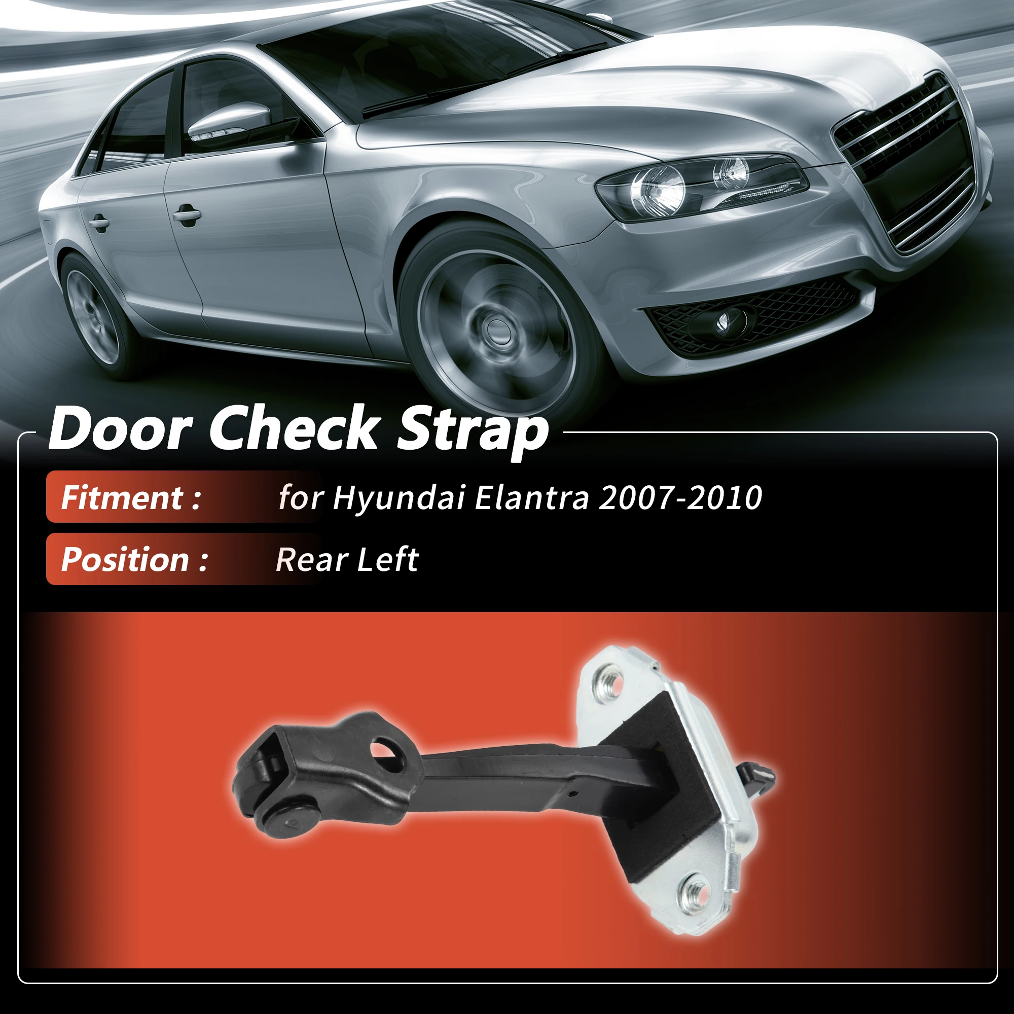 UXCELL No.794802H000 Rear Left Door Check Strap for Hyundai Elantra 2007-2010 1 pcs
