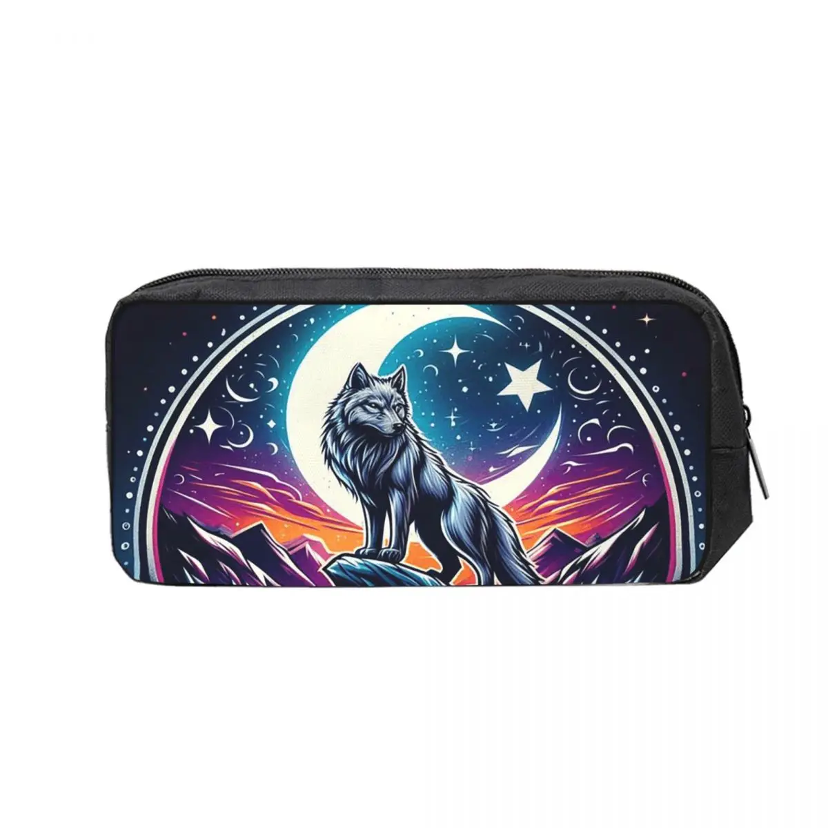 

Bozkurt Song Logo Pencil Cases for Students School Pen Box Pencil Bag Large Capacity Pencil Pouch Storage Stationery Supplies
