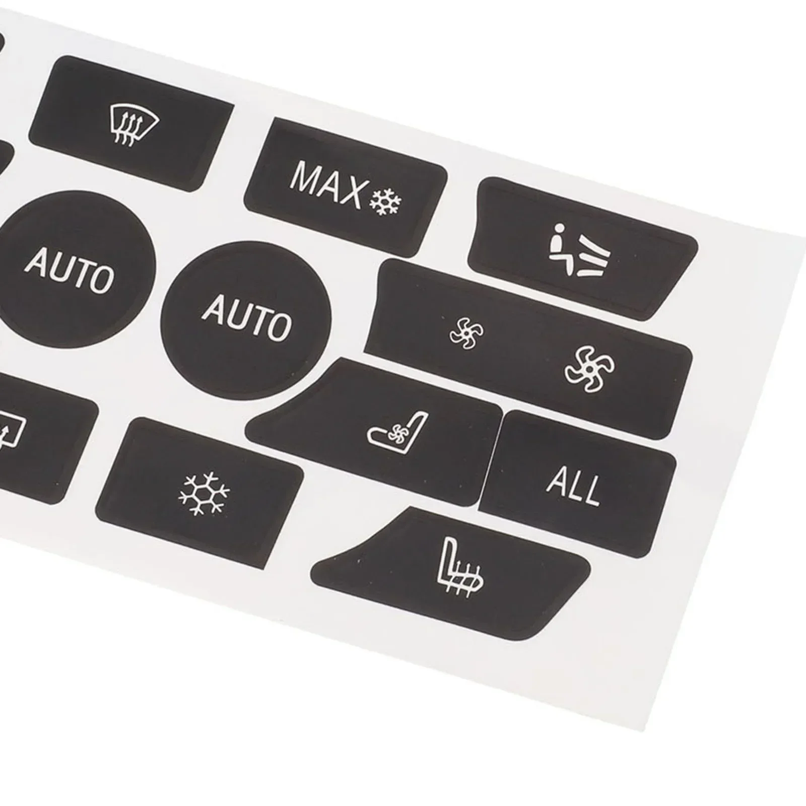 For BMW 5 Series 7 Series X6 F10 Car Air Condition AC Climate Control Button Repair Stickers Decals Styling Decors Repair Sticke