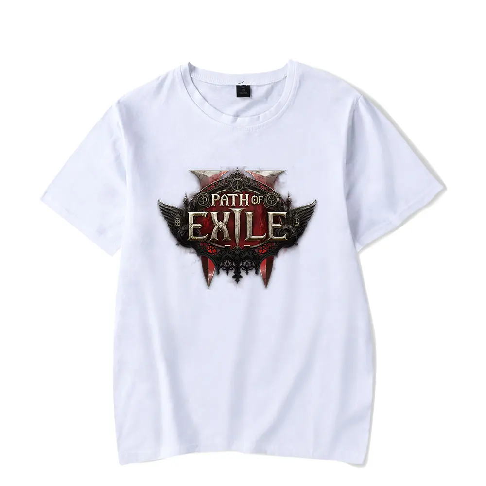 Hot Game Path Of Exile 2 Merch T-shirts New Tee Women Men Fashion Casual Crewneck Short Sleeve Chic Basic Tops Camiseta