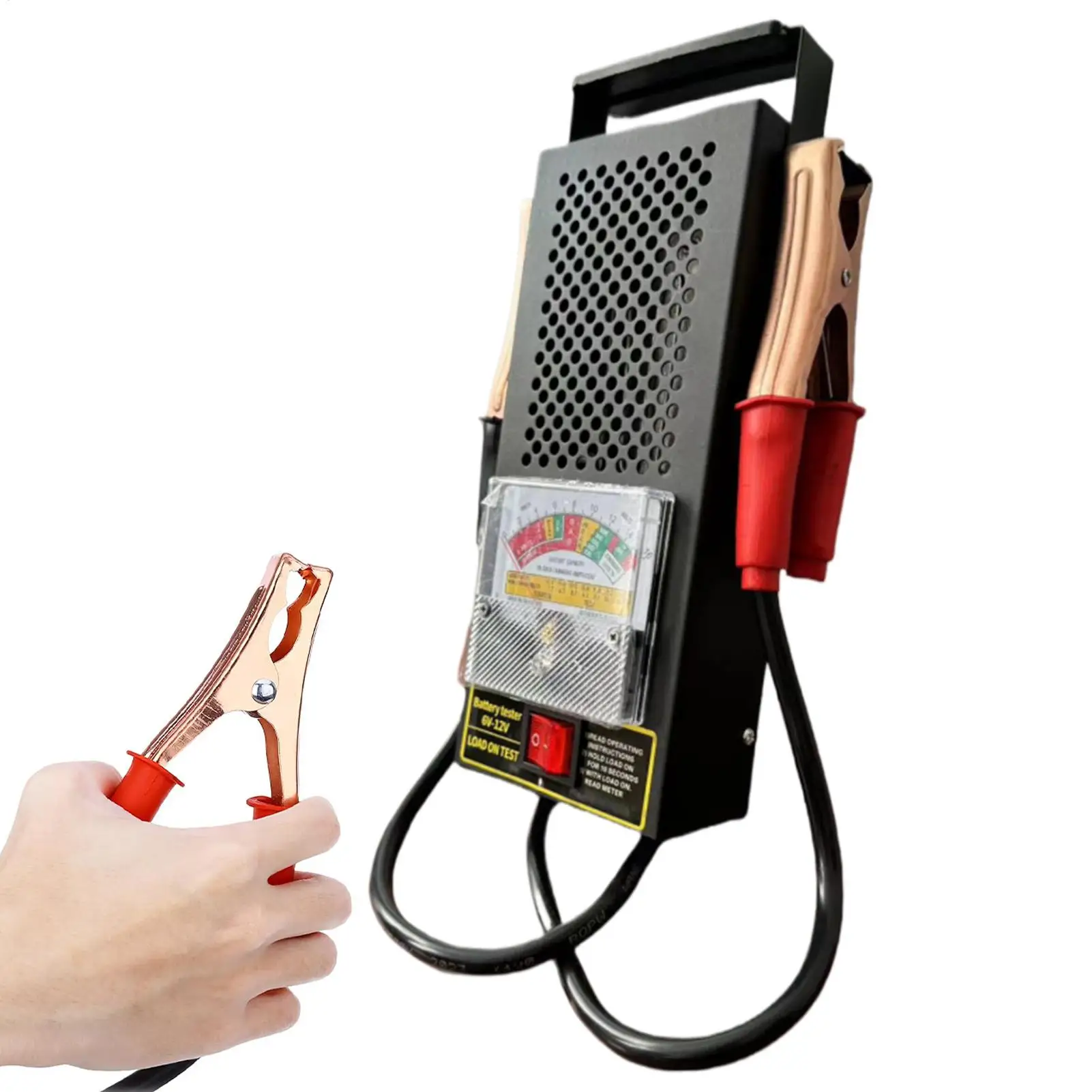 

12V Battery Load Tester & Voltmeter 100 A Automotive Battery Load Checker 1000 CCA Load Capacity Car Battery Tester Voltmeter