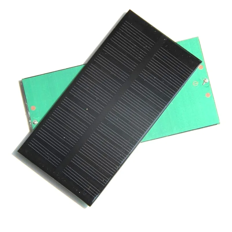 1W 6V 160MA Mini Solar Cells Monocrystalline Solar Panel New Energy PV Module for DIY Led Lights Charger 125*63*3MM